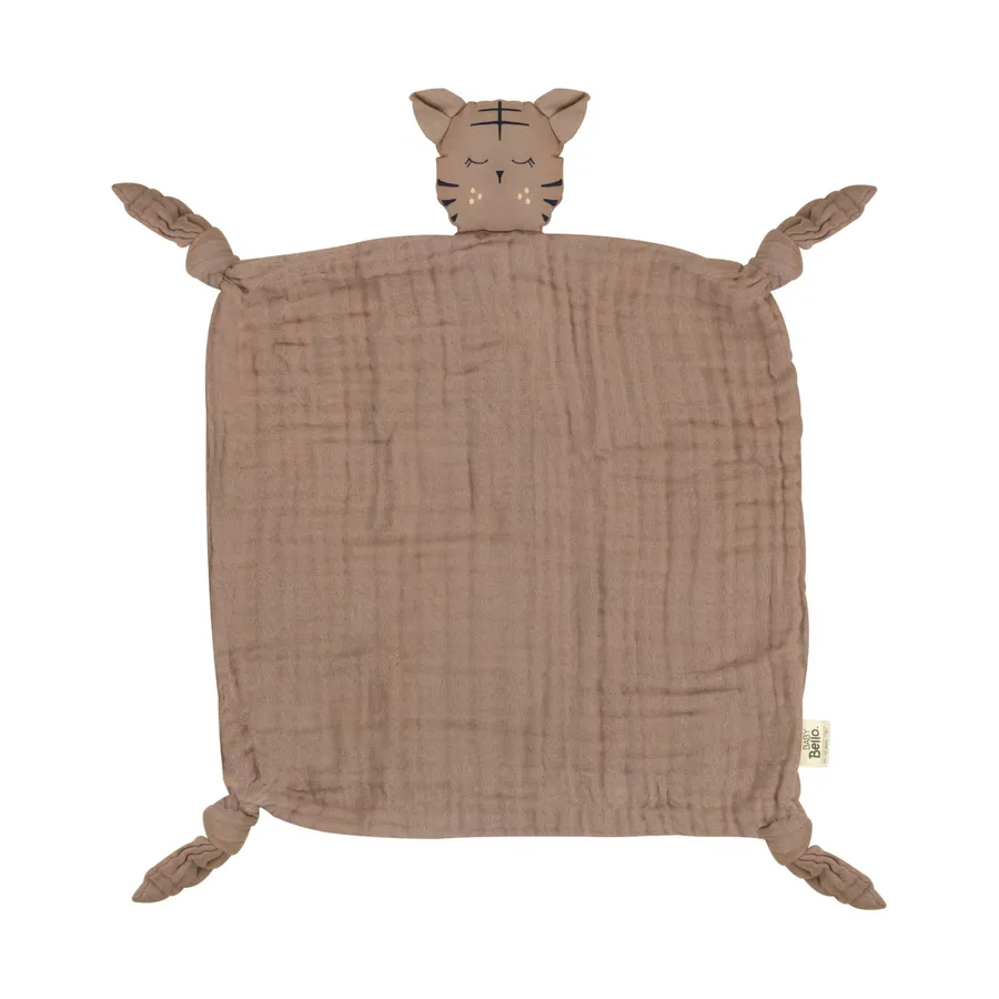 Baby Bello Toby The Tiger Kuscheltuch - Burro