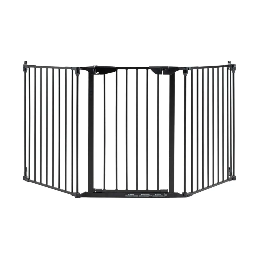 Kidsriver Connect Safety Sicherheitsgitter Schwarz - 86-201cm