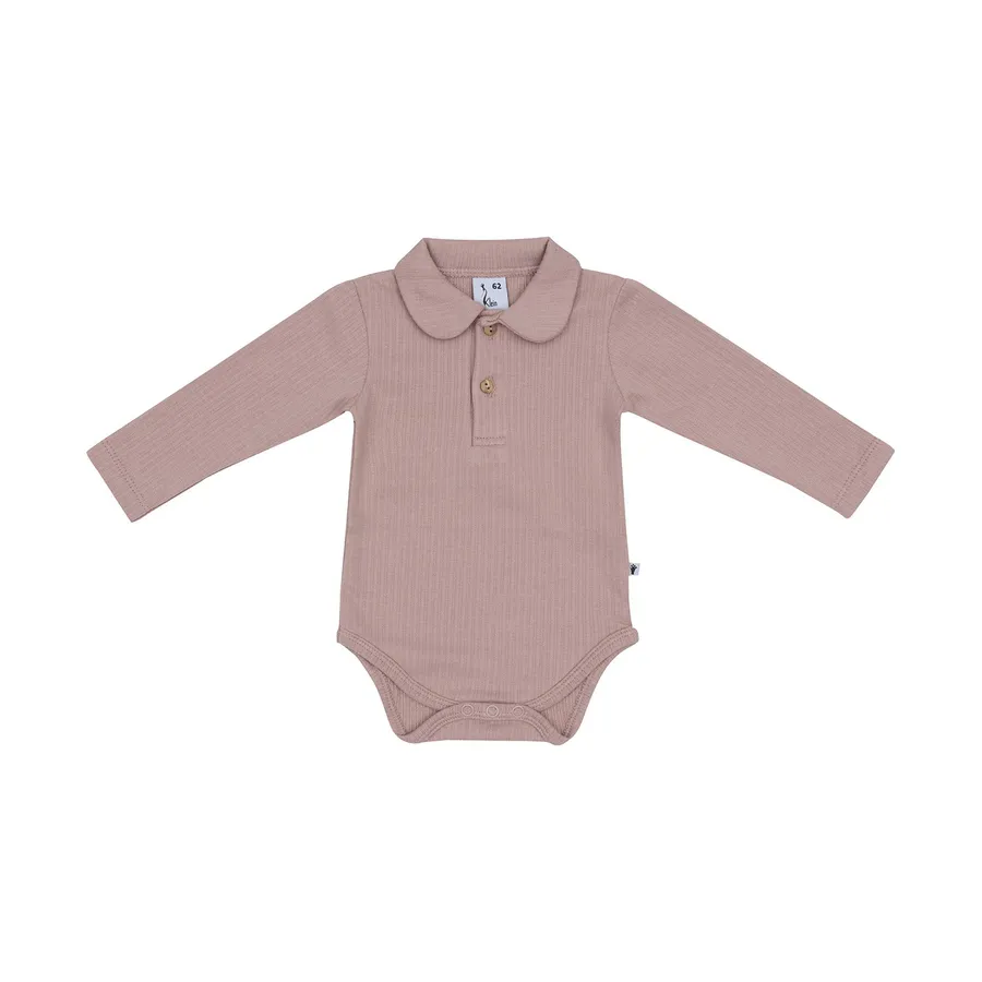 Klein Baby Polo Babybody Ripp - Fawn