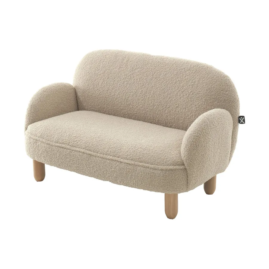 Vipack Kindersessel Rocky – Doppelsofa Mini – Beige
