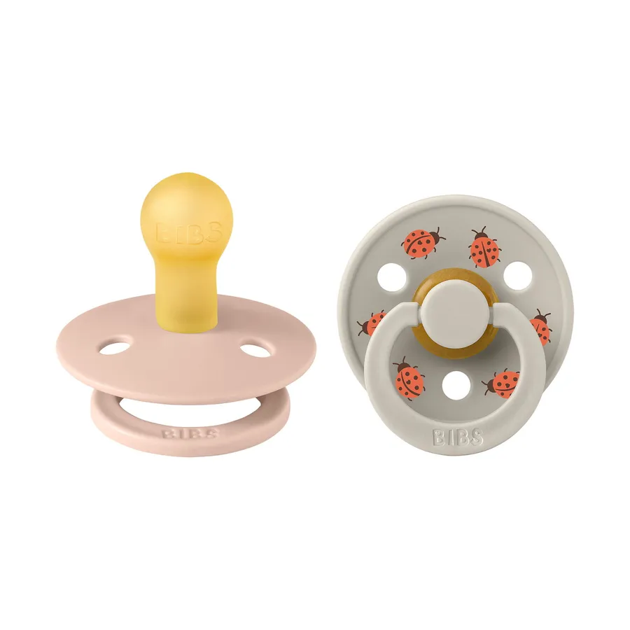 BiBs Studio Colour Fopspeen - Rond - 2 Stuks