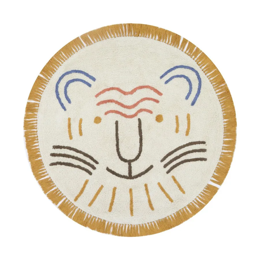 Tapis Petit Teppich - Lion Leo - 100 x 100 cm