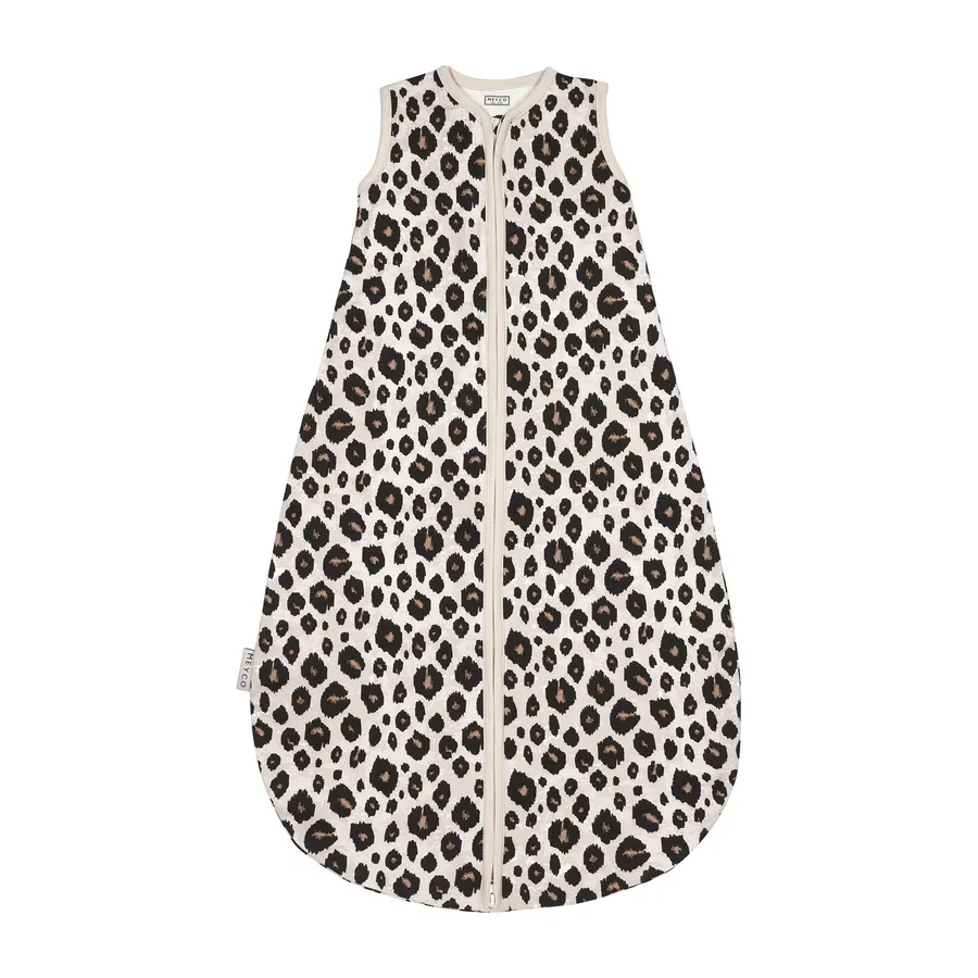 Meyco Sommerschlafsack Rund - Leopard - Sand Melange