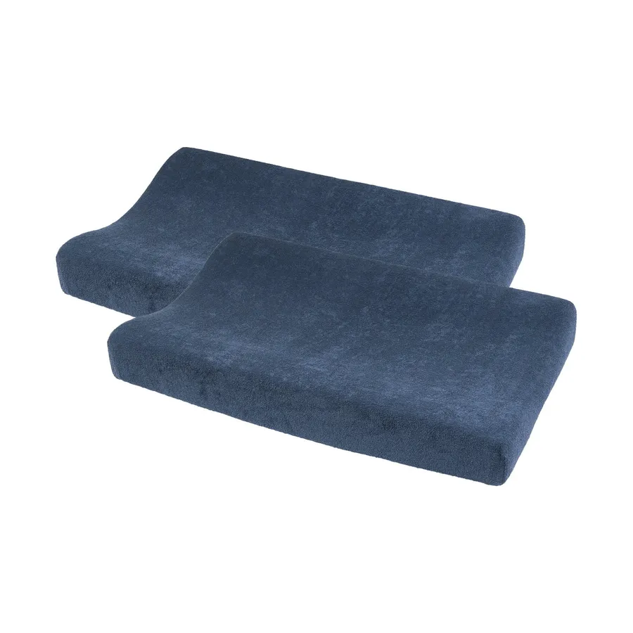 Meyco Wickelunterlagenbezug - Frottee - Indigo - 2-pack