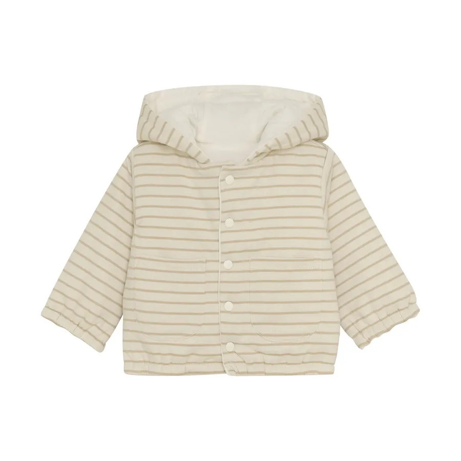 Noppies Neddie Jacke - Stripe - Offwhite