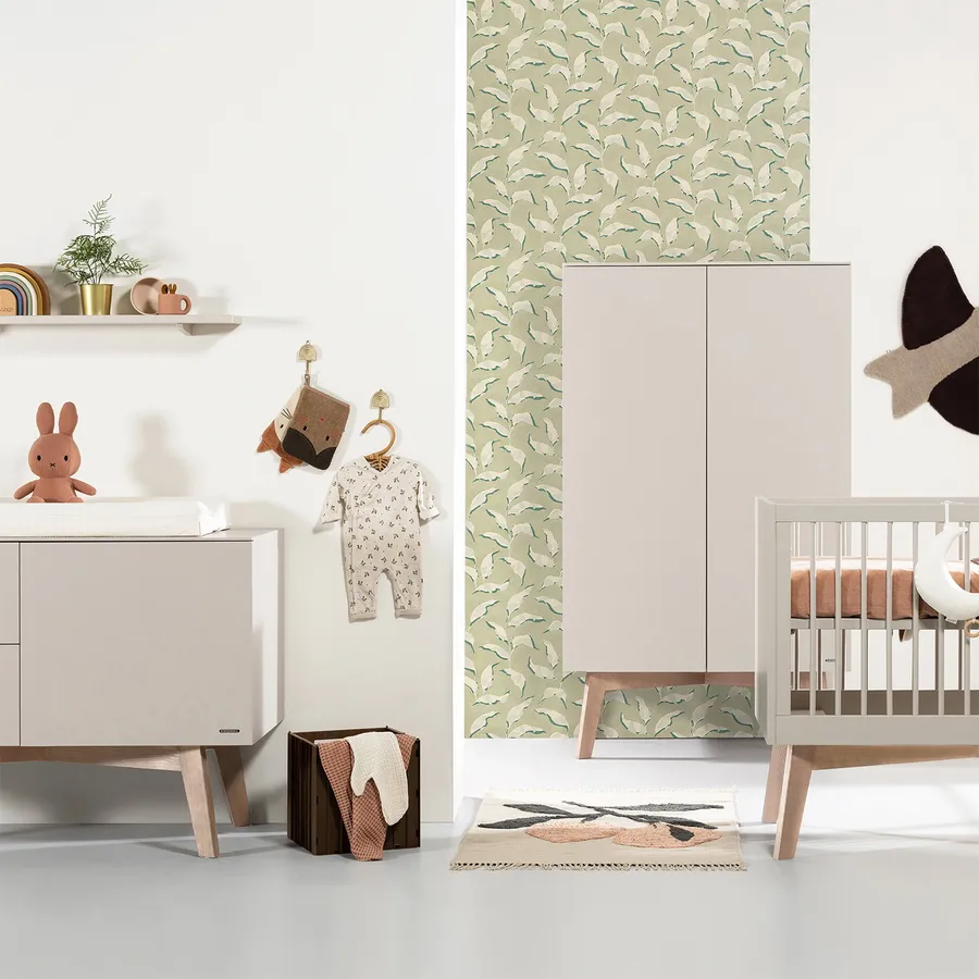 Kidsmill Sixties Babyzimmer Oatmeal / Eiche