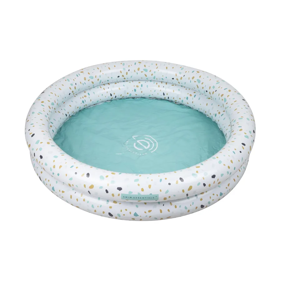 Swim Essentials White Terrazzo Planschbecken - Mint Green