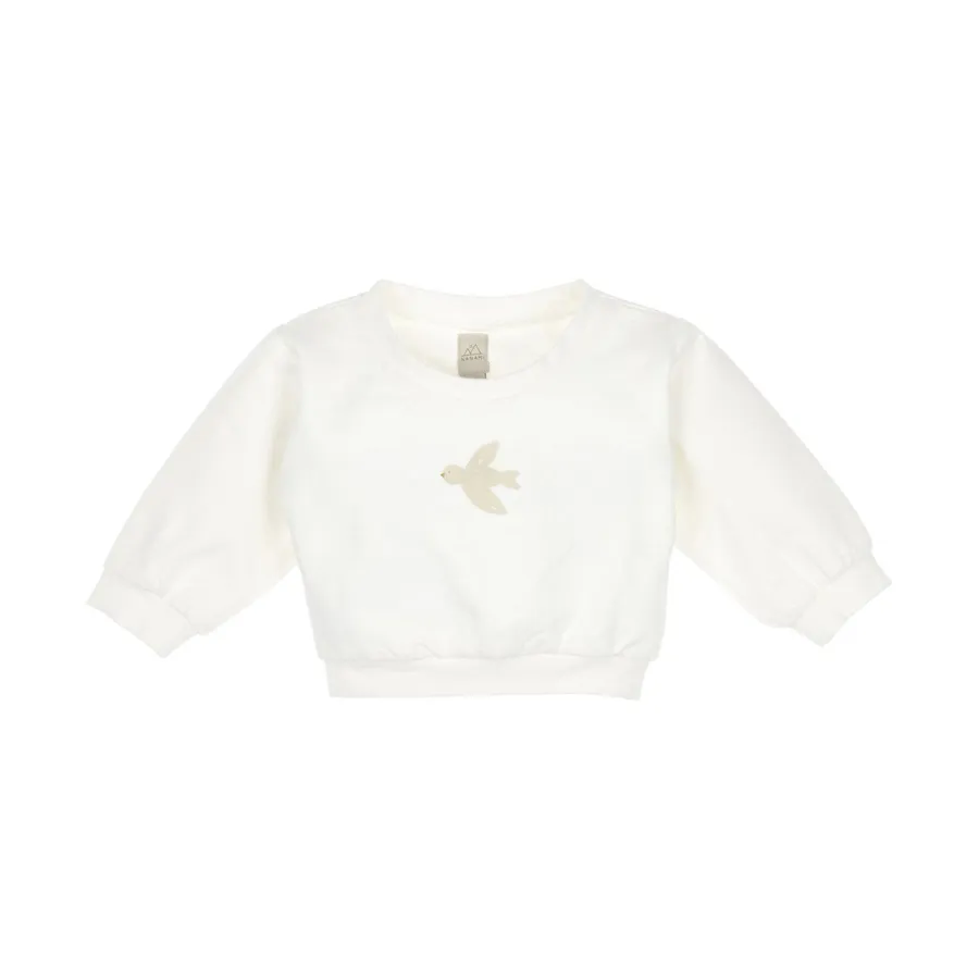 Nanami Print Sweater - Off White
