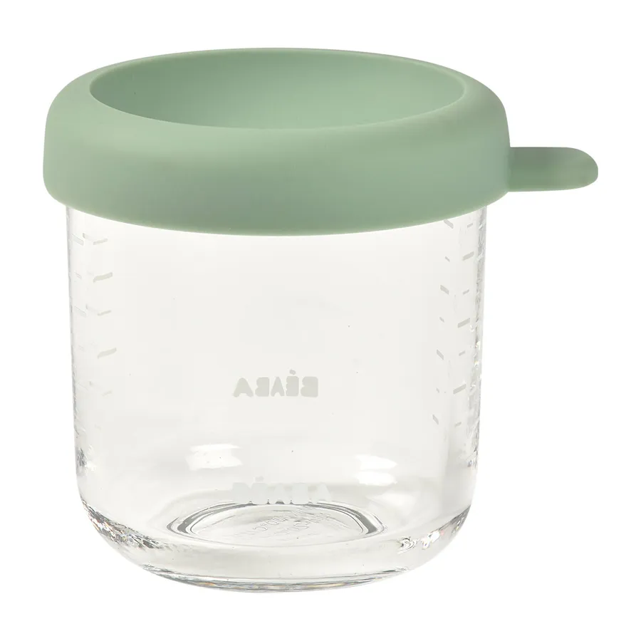 Beaba Glas Vorratstopf - 250 ml – Grün