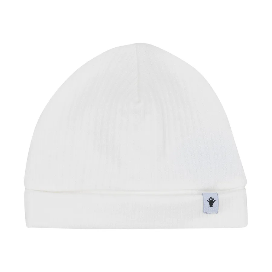 Klein Baby Mütze Ripp - Natural White
