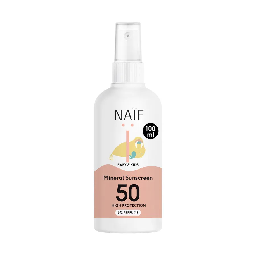 Naïf Sonnenschutzspray Für Baby & Kind - SPF 50 - 100 ml