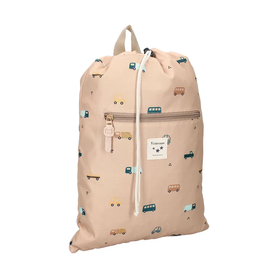 Kidzroom Prague Turnbeutel - Sweet Cuddles - Brown