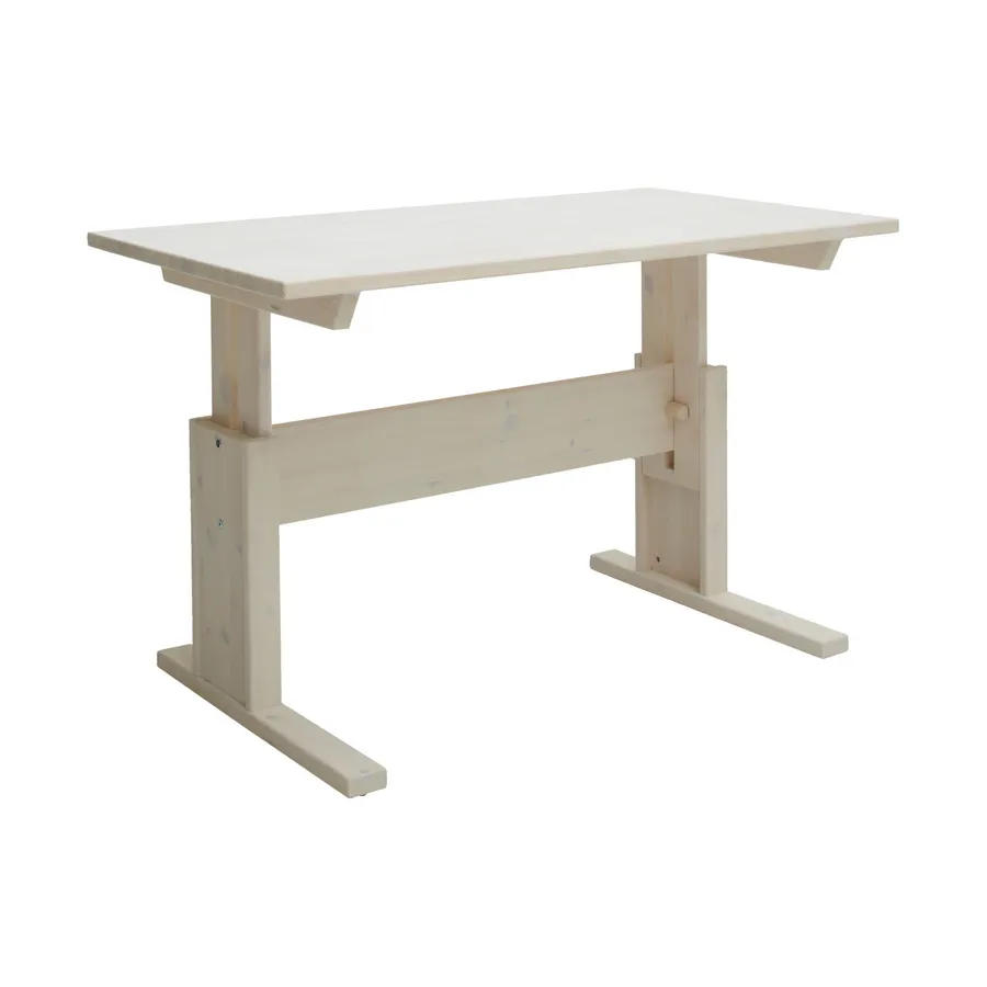 LIFETIME Kidsrooms Schreibtisch klein, einstellbar, Whitewash
