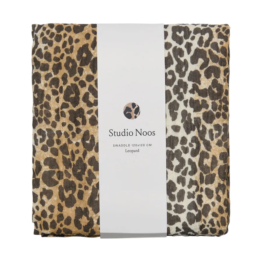Studio Noos Wickeltuch - Leopard 